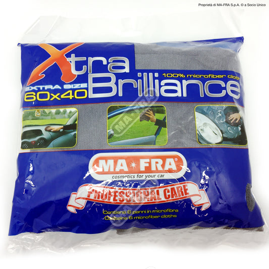 XTRA Brillance microfibre 60 X 40 pack de 6 pièces